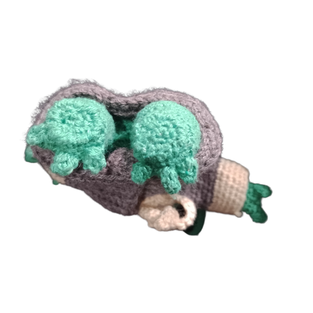 "Boneco Amigurumi Yoda – Um Mestre Jedi na Sua Coleção!"