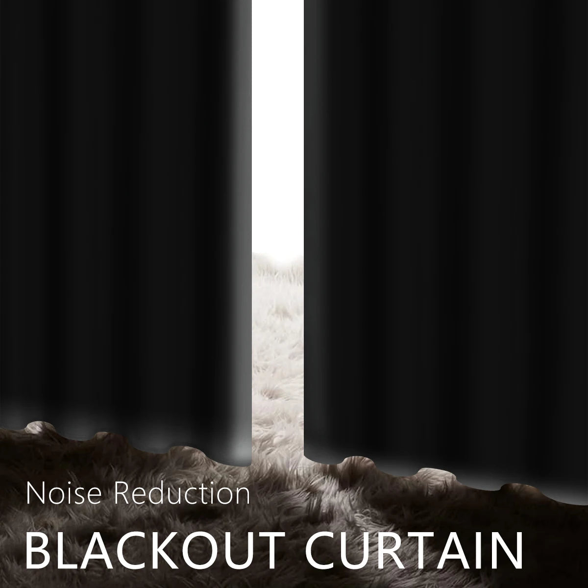 "Transforme Seu Espaço: Cortina Blackout 100% Sombreamento e Proteção em Uma Só Peça!"blackout, cortinas de sombreamento para quarto e sala de estar